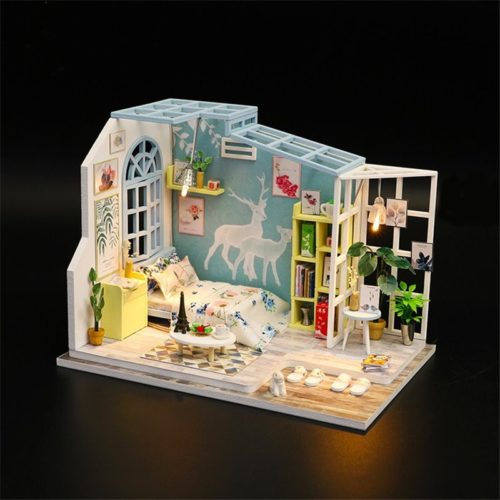 Family Nap time DIY Miniature 3D Room Kit