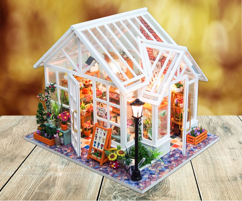 Sosa Florist DIY Miniature 3D Dollhouse Kit