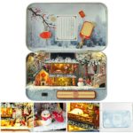 Four Seasons DIY Box Theatre Dollhouse Kit-Winter
