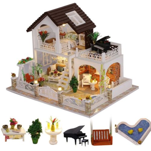 Big Holiday DIY Miniature Villa Kit