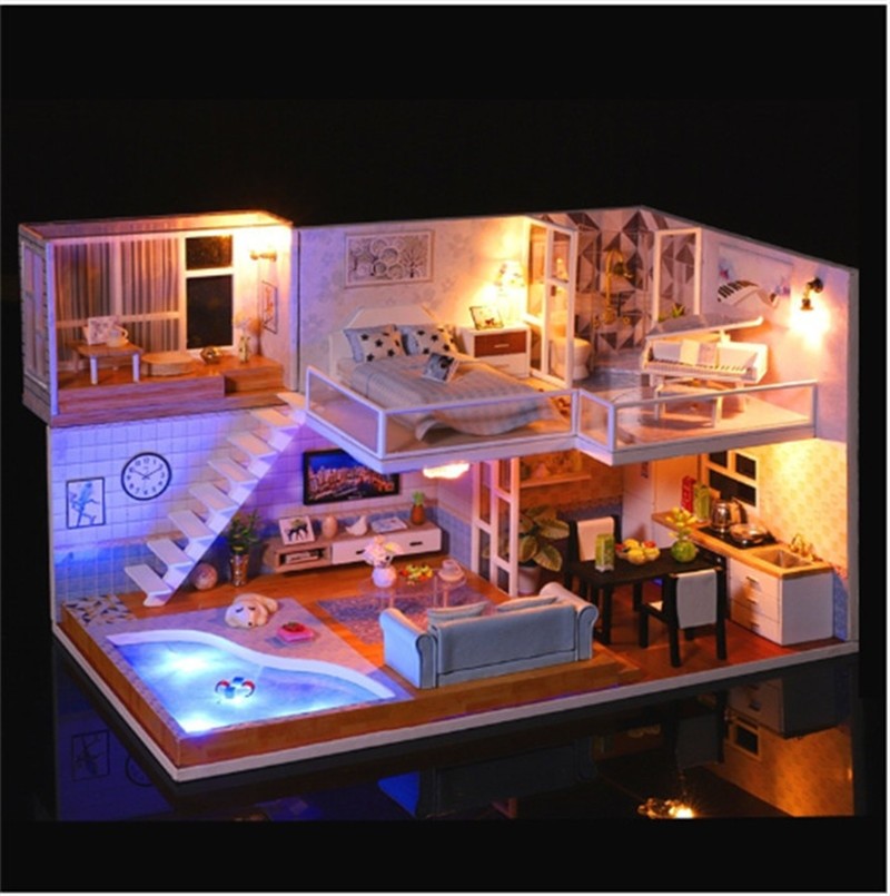 Revos Loft DIY Miniature House Kit house and music24b5182ac5b144da841cf0505c9547c8y 1