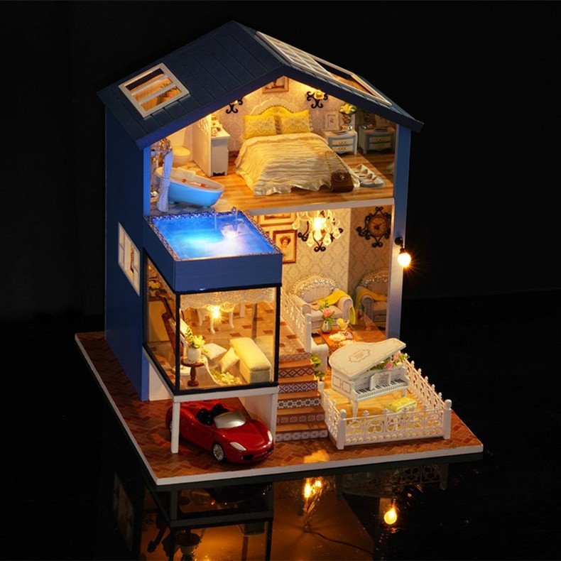 Secret Of Seattle DIY Miniature Dollhouse KitTB1Bt5wieSSBuNjy0Flq6zBpVXa8 1