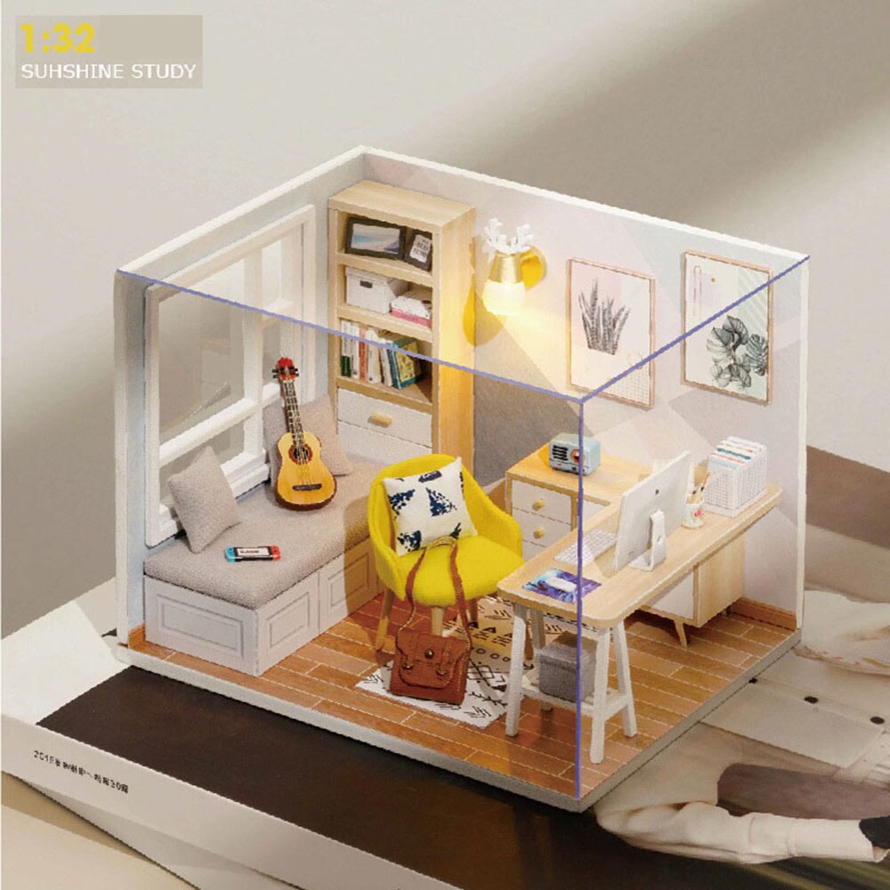 Sunshine Study DIY 3D Miniature Room Kit