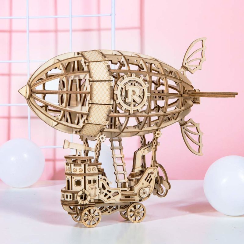 airship modern 3d wooden puzzle 3