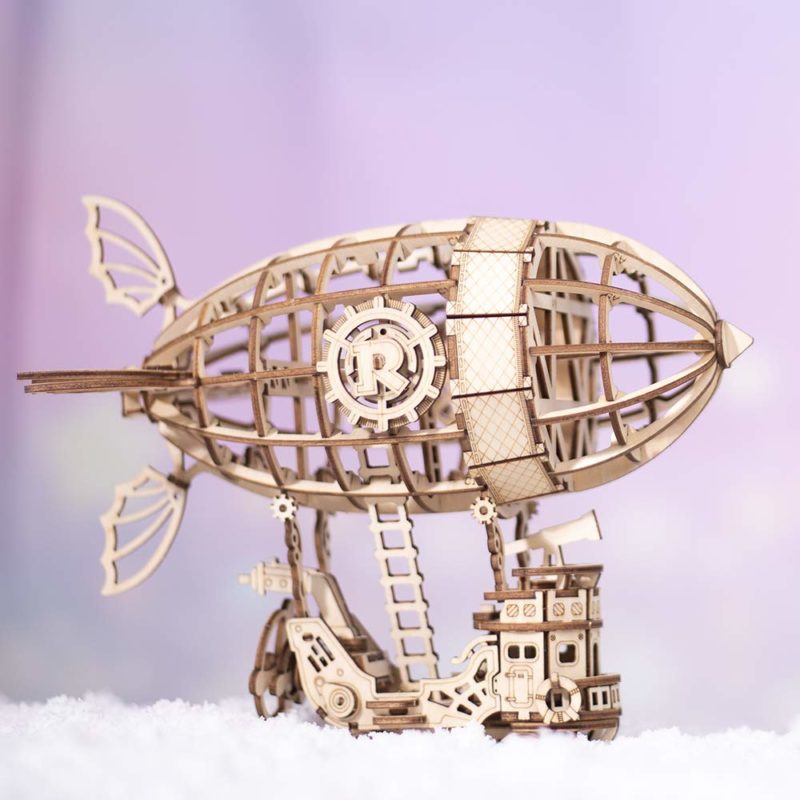 airship modern 3d wooden puzzle 4