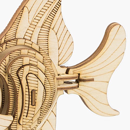 angel fish modern 3d wooden puzzle 2