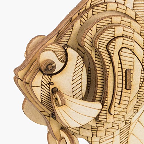 angel fish modern 3d wooden puzzle