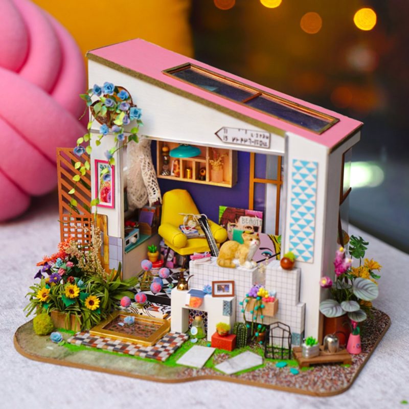 lily s porch robotime diy miniature dollhouse kit 8