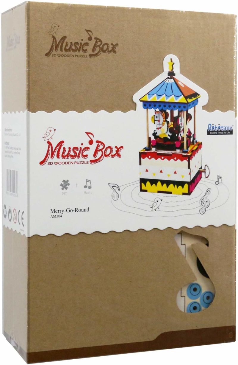 merry go round diy music box 5