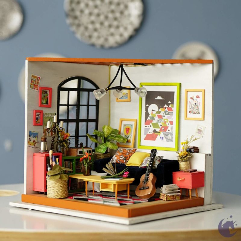playwithunicorn diy robotime rolife miniature dollhouse dg106 Locus Sitting Room diy diorama craft kit 12 1800x1800
