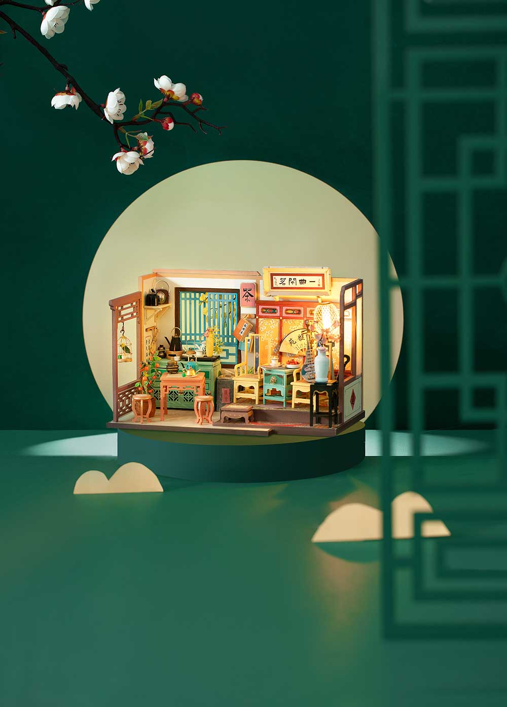 Tea Shop SN010 DIY Miniature Dollhouse