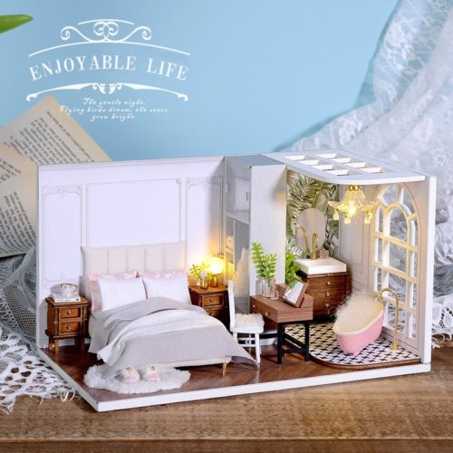 Enjoyable Life 132 DIY Miniature Mini Bedroom Set