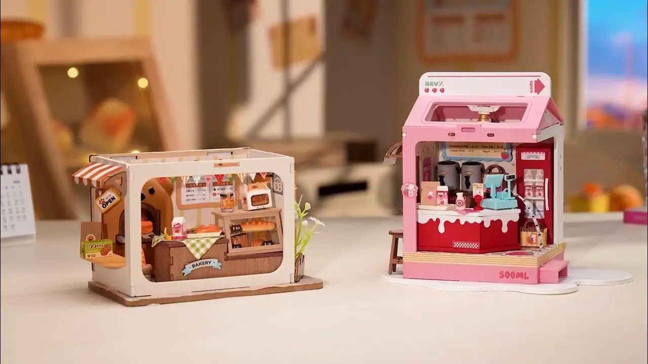 Robotime Rolife Food Box Shop DIY Miniature House
